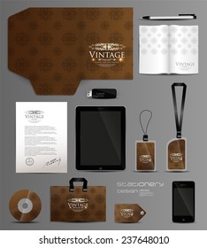 Stationery set design-modern