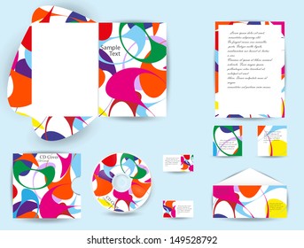 stationery set, eps10