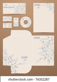 stationery set, eps10