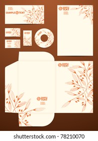 stationery set, eps10