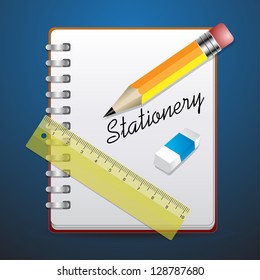 Stationery set notebook