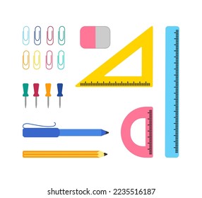 Stationery set for study or work goals