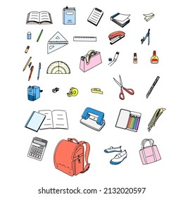https://image.shutterstock.com/image-vector/stationery-set-used-school-simple-260nw-2132020597.jpg