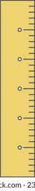 Stationery single item illustration icon ruler