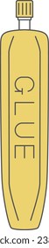 Stationery single item illustration icon glue