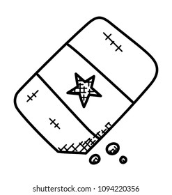 
Stationery supply eraser to remove writings of pencil
