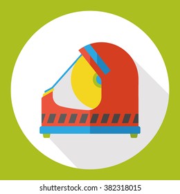 stationery tapes flat icon