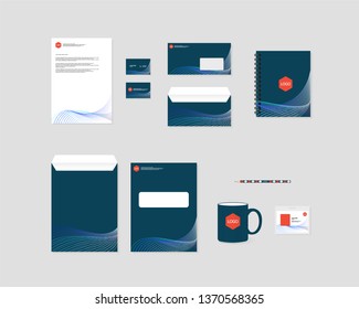 stationery, template, corporate