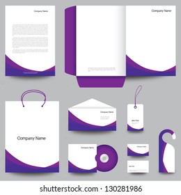 Stationery template design