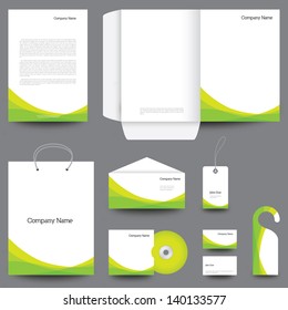 Stationery template design