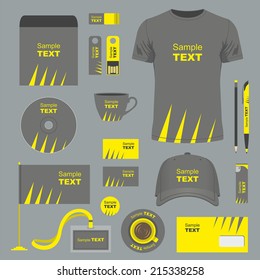Stationery template design