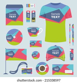 Stationery template design