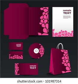 Stationery template design - business set