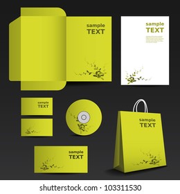 Stationery template design - business set