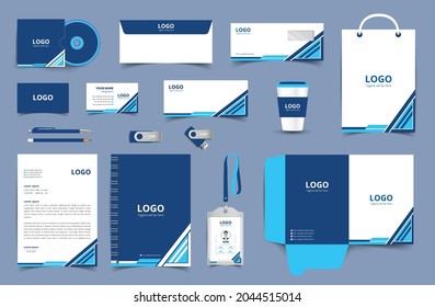 Stationery Template Design Corporate Identity Package Stock Vector ...