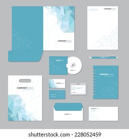 Stationery Template Design. Corporate Identity Business Set.