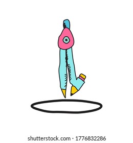 stationery term with a white background. Vector illustration.