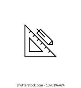 Stationery tools icon.