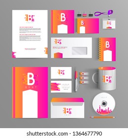 Stationery with a unique design for your company