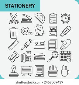 Conjunto de iconos de diseño de VECTOR para la educación y su negocio