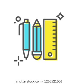 Stationery Vector Icon