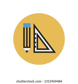 Stationery vector icon