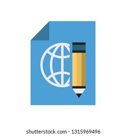 Stationery vector icon
