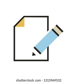Stationery vector icon