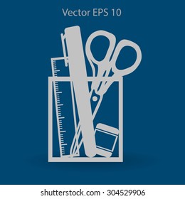 stationery vector icon