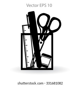 stationery vector icon