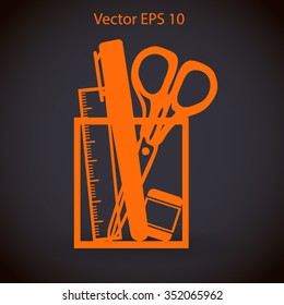 stationery vector icon