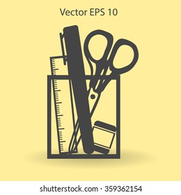 stationery vector icon