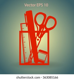 stationery vector icon