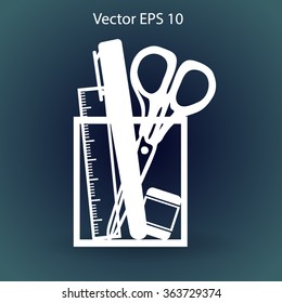 stationery vector icon