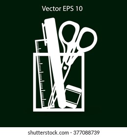 stationery vector icon