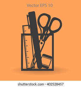 stationery vector icon