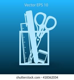 stationery vector icon