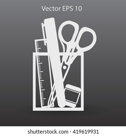 stationery vector icon