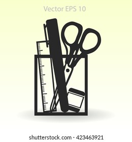 stationery vector icon