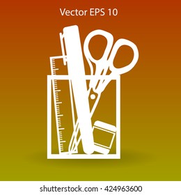 stationery vector icon