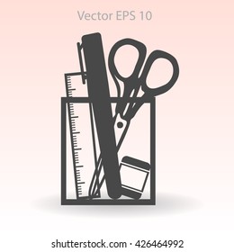 stationery vector icon