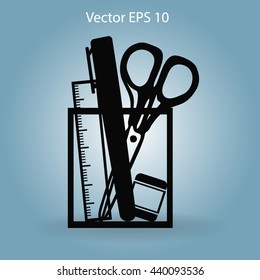 stationery vector icon