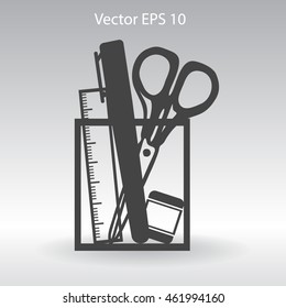 stationery vector icon