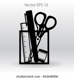 stationery vector icon