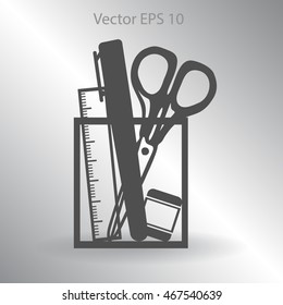 stationery vector icon