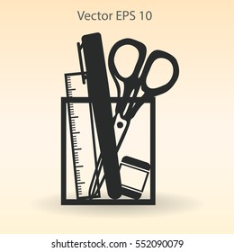 stationery vector icon