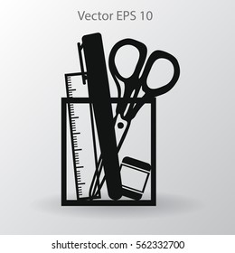 stationery vector icon