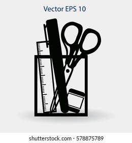 stationery vector icon