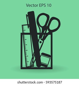 stationery vector icon