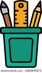 Icono vectorial de creación de gráficos. Se puede usar para imprimir, móviles y aplicaciones web.